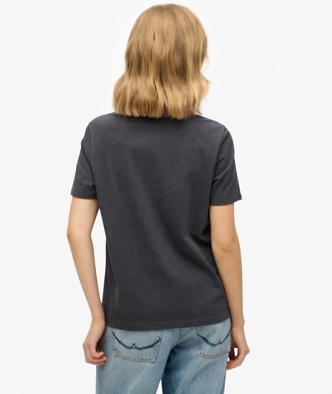 Superdry Camiseta Holgada Con Motivo De Banda De Rock