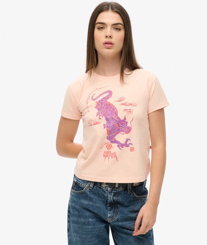 superdry Camiseta Komodo x Superdry Kailash Dragon de manga corta