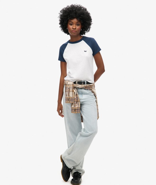 Superdry Camiseta Retro De Manga Corta Con Logo Essential