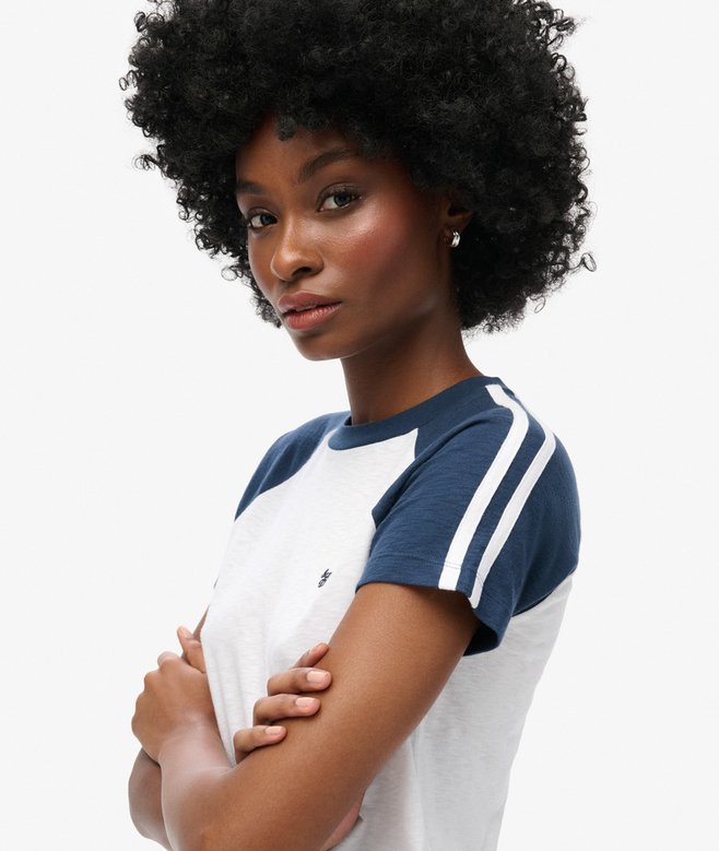 Superdry Camiseta Retro De Manga Corta Con Logo Essential