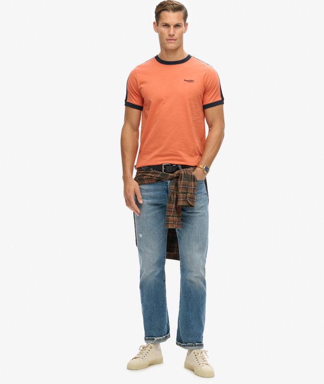 Superdry Camiseta Retro De Manga Corta Con Logo Essential