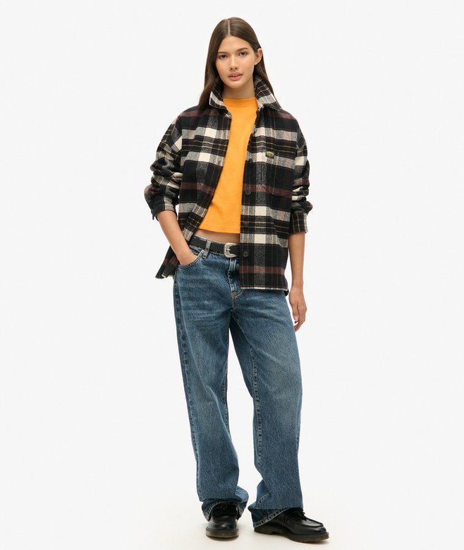 Superdry Camiseta Retro De Manga Corta Con Logo Essential