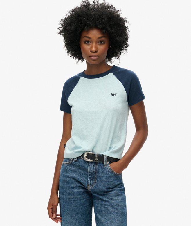 superdry Camiseta retro de manga corta con logo Essential