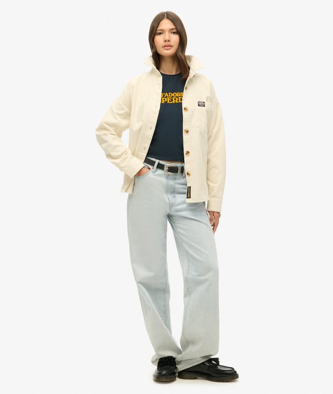 Superdry Camiseta Sin Mangas Ajustada Gráfica Sport Luxe