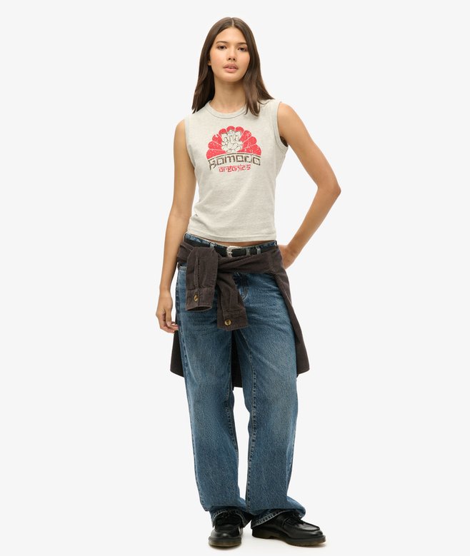 Superdry Camiseta Sin Mangas Ajustada Superdry X Komodo Ganesh