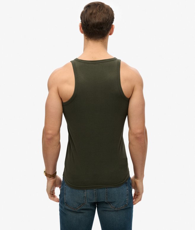 Superdry Camiseta Sin Mangas Classic Con Logotipo Vintage Heritage