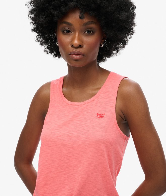 Superdry Camiseta Sin Mangas Con Amplio Escote Redondo