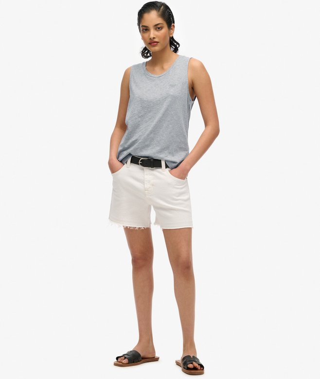 Superdry Camiseta Sin Mangas Con Amplio Escote Redondo