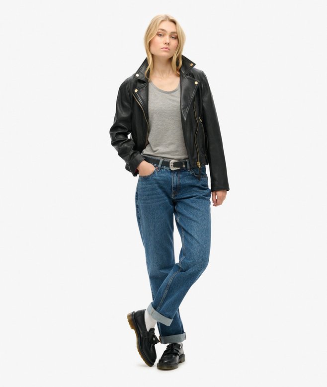 Superdry Camiseta Sin Mangas Con Amplio Escote Redondo