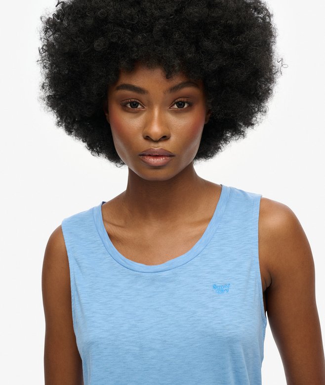 Superdry Camiseta Sin Mangas Con Amplio Escote Redondo