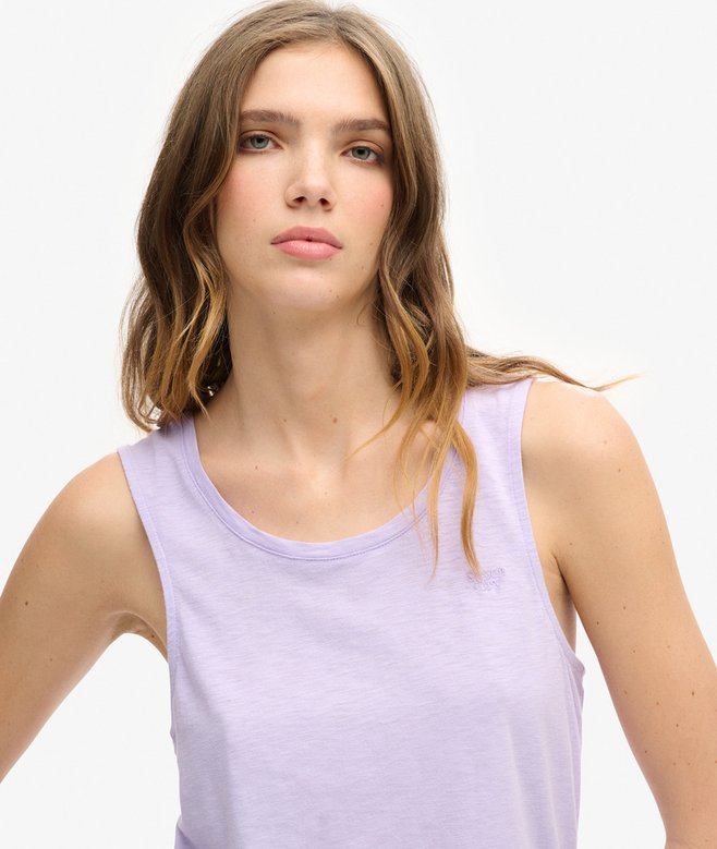 Superdry Camiseta Sin Mangas Con Amplio Escote Redondo