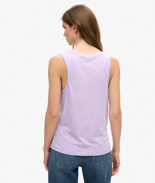 Superdry Camiseta Sin Mangas Con Amplio Escote Redondo