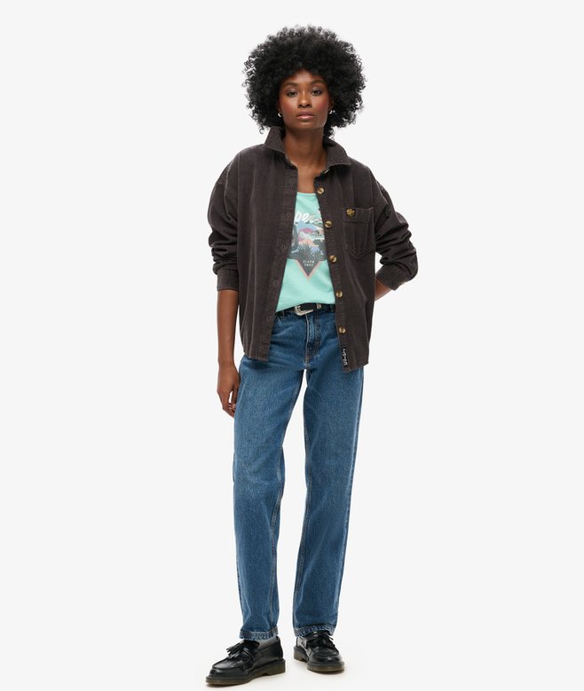 Superdry Camiseta Sin Mangas Con Logotipo Vintage Logo Narrative