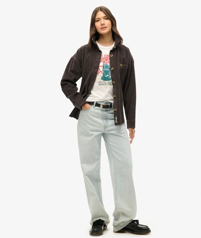 Superdry Camiseta Sin Mangas Superdry X Komodo Globe Trotter