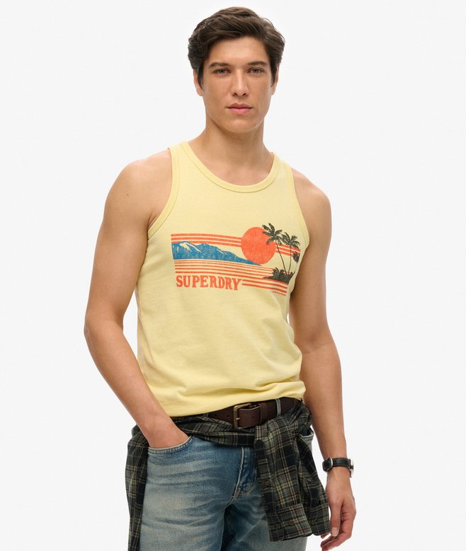 superdry Camiseta sin mangas Vintage Great Outdoors