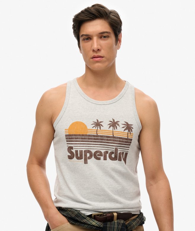 superdry Camiseta sin mangas Vintage Great Outdoors