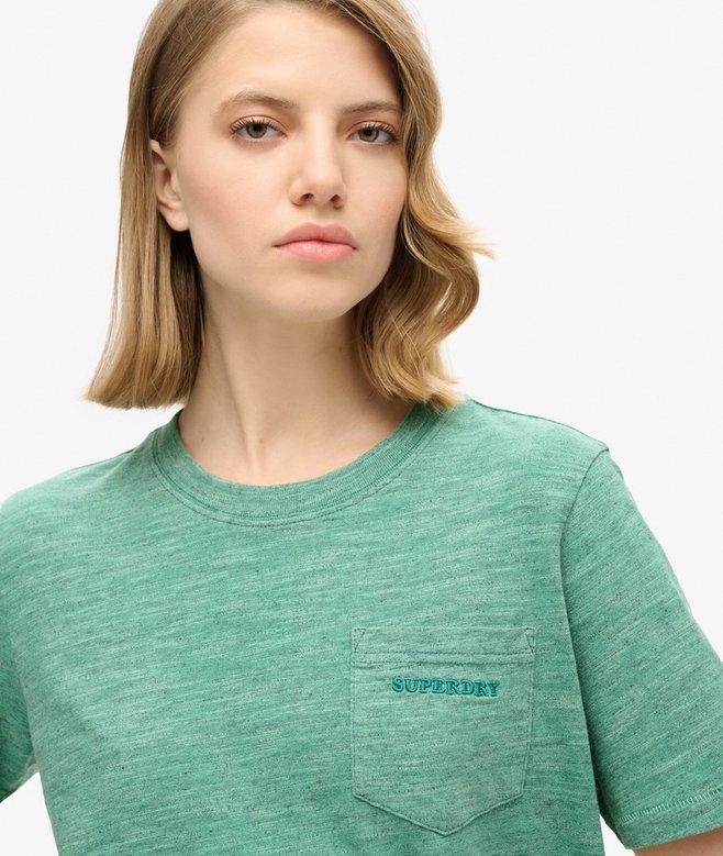 Superdry Camiseta Sobreteñida Con Logotipo Essential