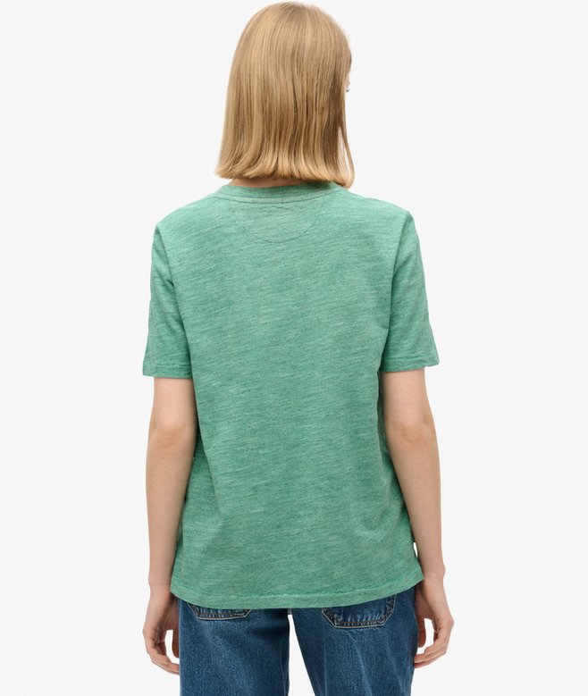 Superdry Camiseta Sobreteñida Con Logotipo Essential