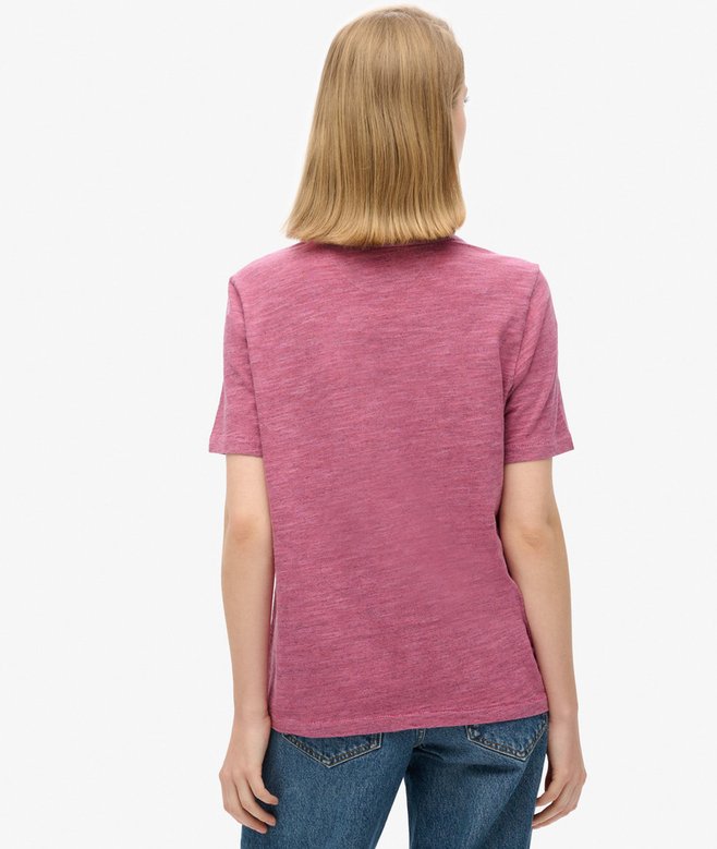 Superdry Camiseta Sobreteñida Con Logotipo Essential