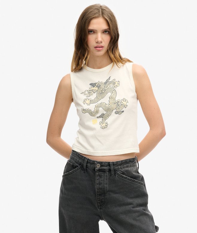 superdry Camiseta son mangas con logo Vintage Superdry x Komodo