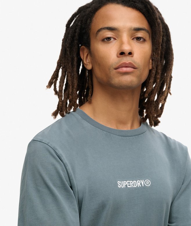 Superdry Camiseta Suelta Con Micrologotipo Estampado