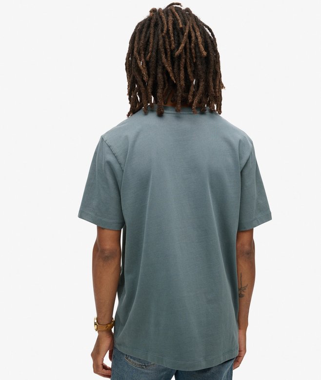 Superdry Camiseta Suelta Con Micrologotipo Estampado