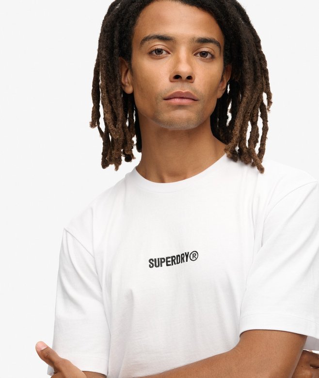 Superdry Camiseta Suelta Con Micrologotipo Estampado