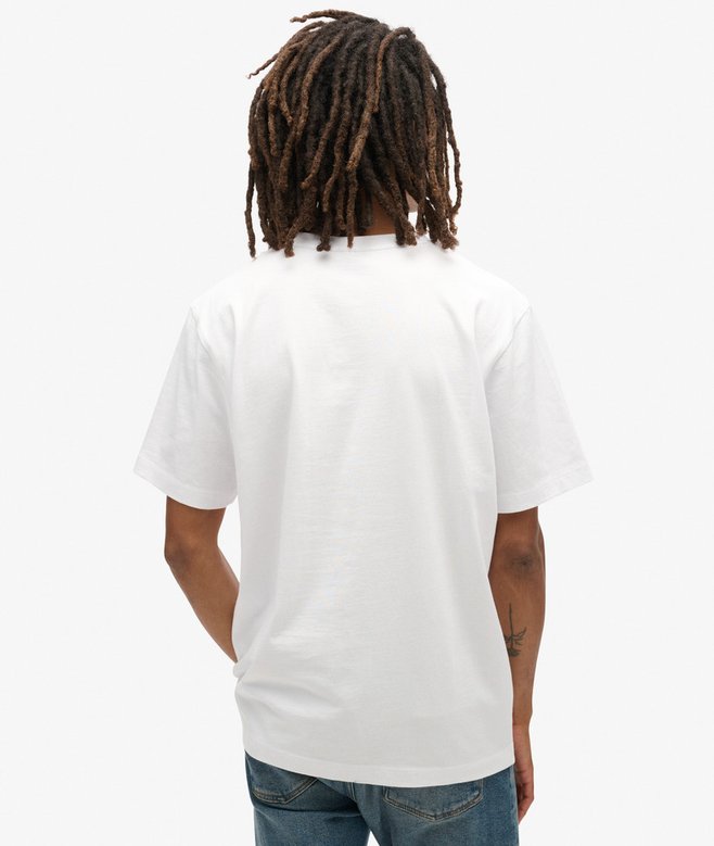 Superdry Camiseta Suelta Con Micrologotipo Estampado