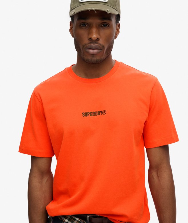 Superdry Camiseta Suelta Con Micrologotipo Estampado