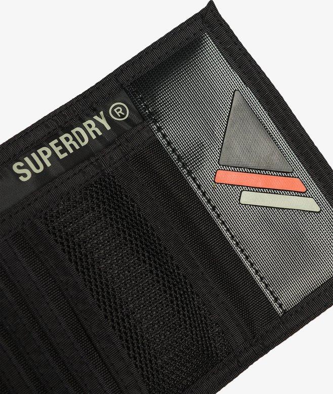 Superdry Cartera Plegable De Lona De Diseño Tríptico