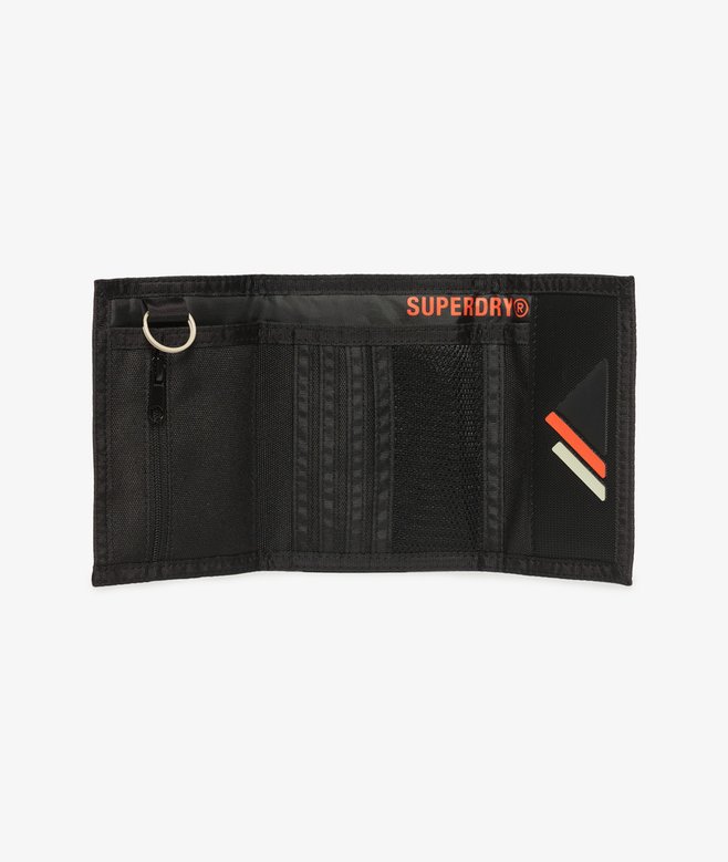 Superdry Cartera Plegable De Lona De Diseño Tríptico