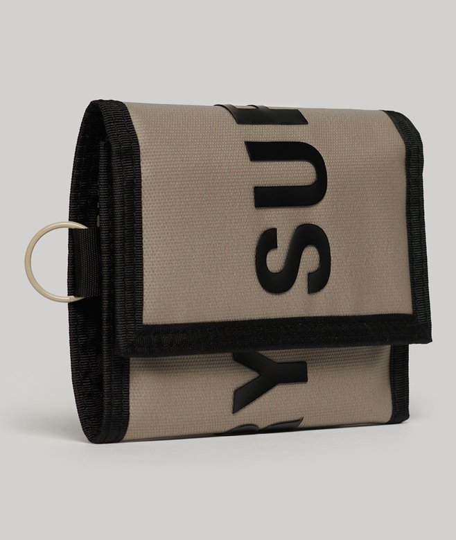 Superdry Cartera Plegable De Lona De Diseño Tríptico