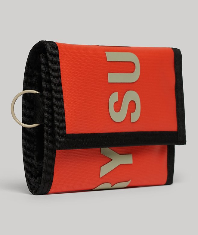 Superdry Cartera Plegable De Lona De Diseño Tríptico