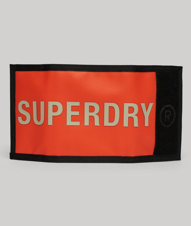 Superdry Cartera Plegable De Lona De Diseño Tríptico