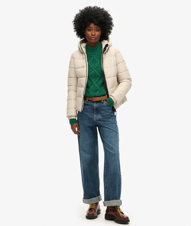 Superdry Cazadora Acolchada Con Capucha Spirit Sports