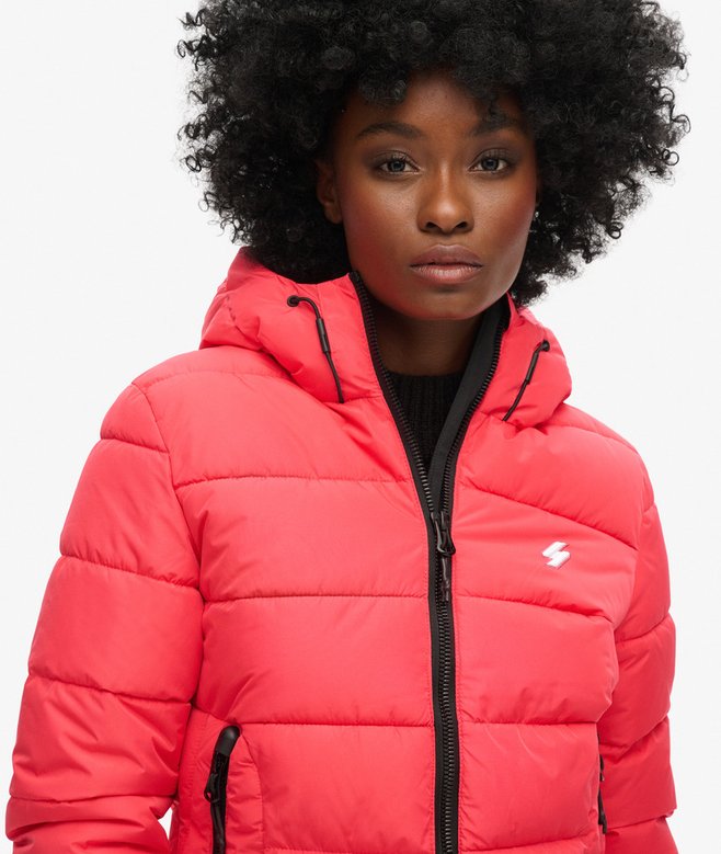 Superdry Cazadora Acolchada Con Capucha Spirit Sports