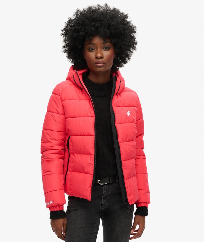 superdry Cazadora acolchada con capucha Spirit Sports