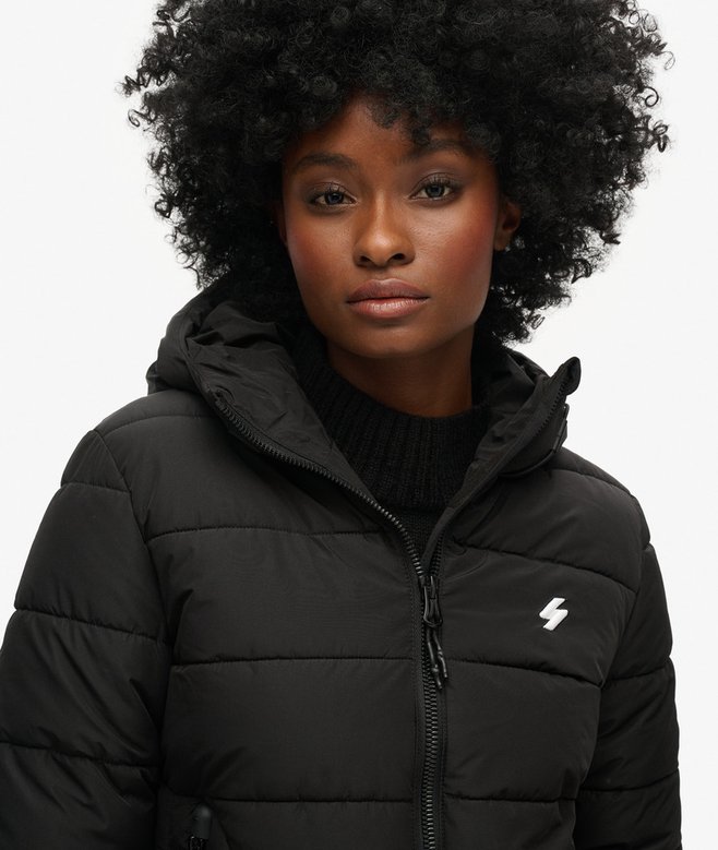 Superdry Cazadora Acolchada Con Capucha Spirit Sports