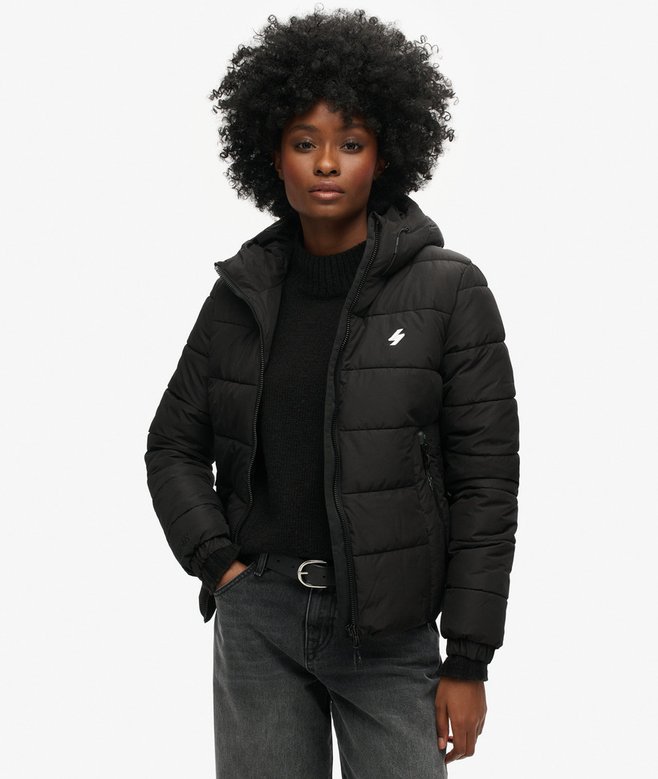 superdry Cazadora acolchada con capucha Spirit Sports