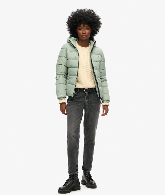 Superdry Cazadora Acolchada Con Capucha Spirit Sports