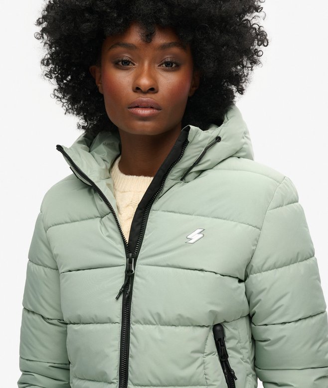 Superdry Cazadora Acolchada Con Capucha Spirit Sports