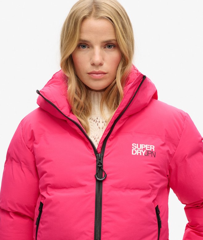 Superdry Cazadora Acolchada De Corte Cuadrado Con Capucha