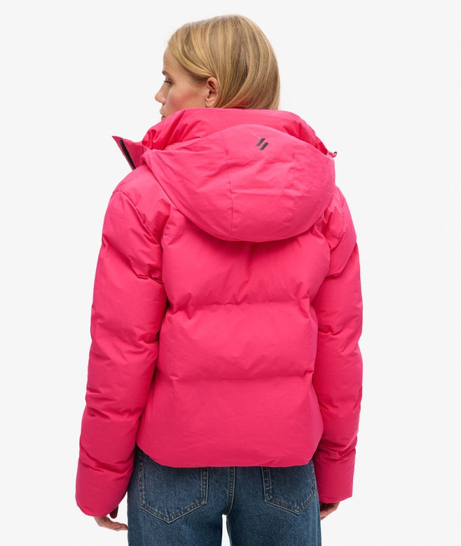 Superdry Cazadora Acolchada De Corte Cuadrado Con Capucha