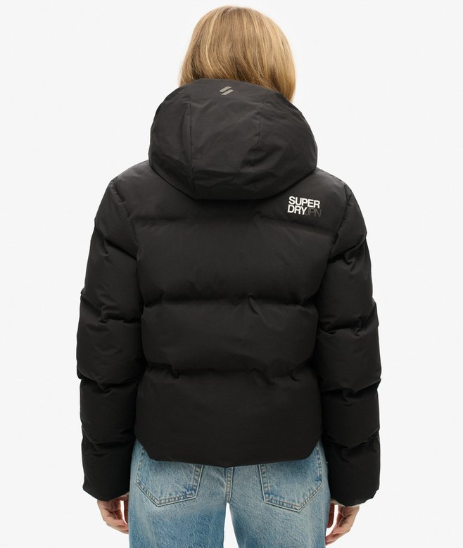 Superdry Cazadora Acolchada De Corte Cuadrado Con Capucha