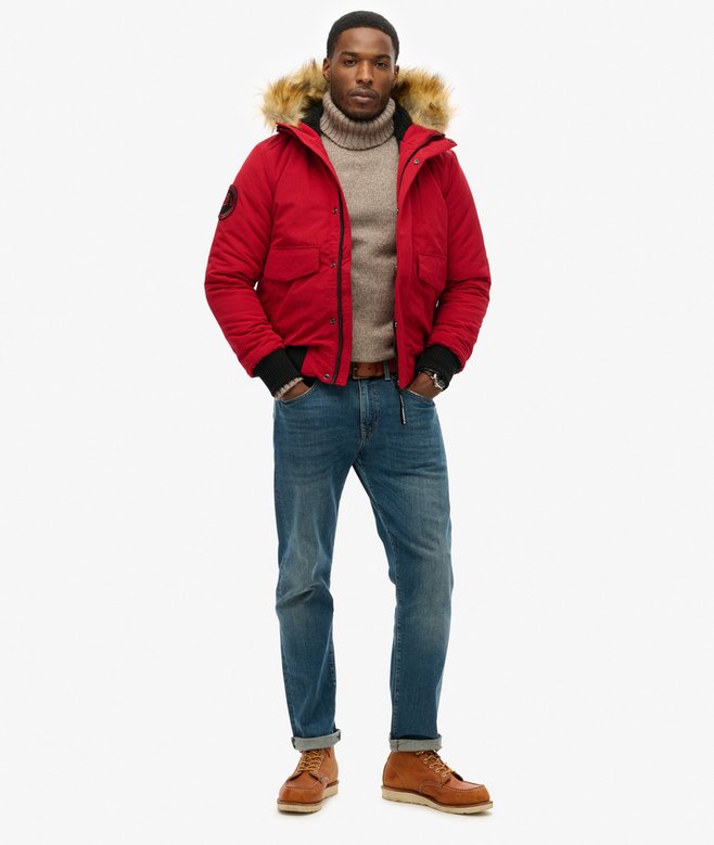 Superdry Cazadora Bómber Acolchada Con Capucha Everest