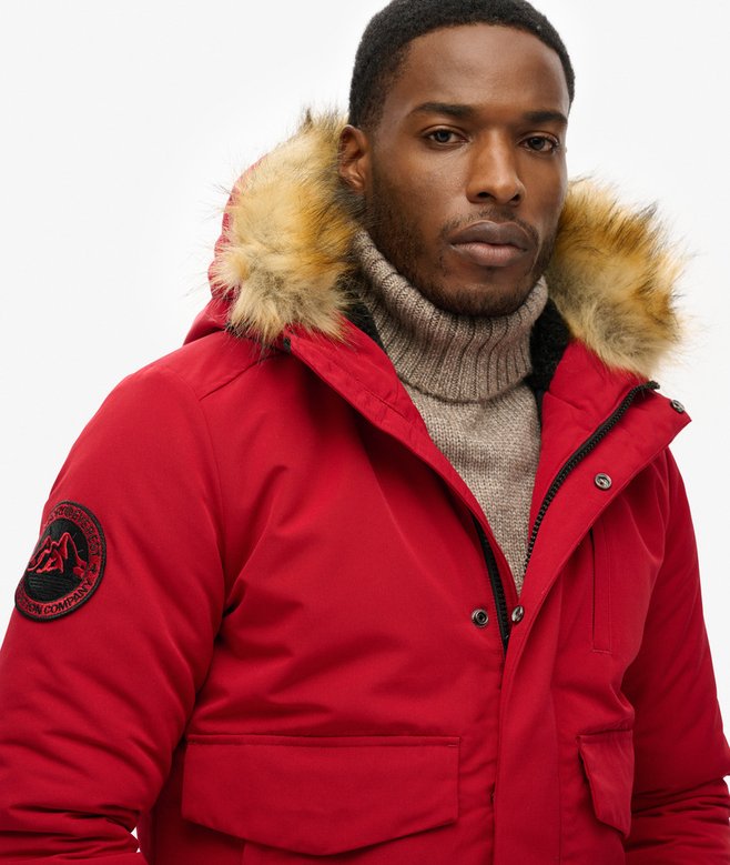 Superdry Cazadora Bómber Acolchada Con Capucha Everest