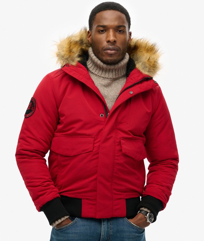 Superdry Cazadora Bómber Acolchada Con Capucha Everest