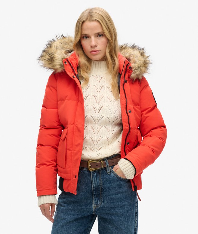 superdry Cazadora bómber acolchada con capucha Everest