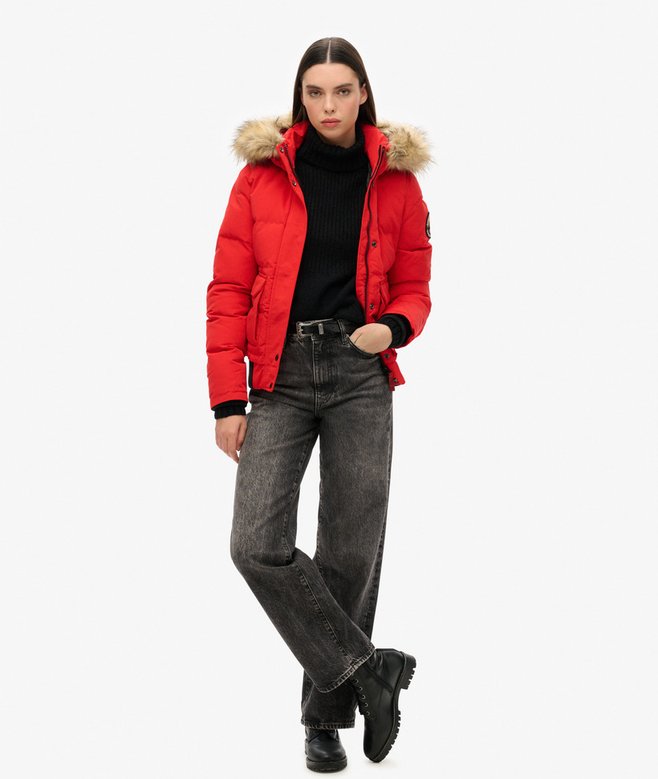 Superdry Cazadora Bómber Acolchada Con Capucha Everest