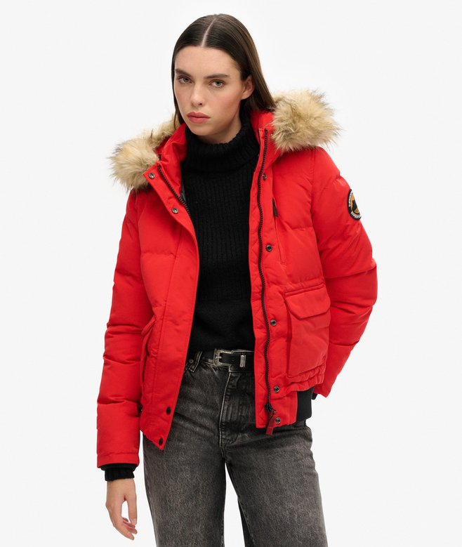 superdry Cazadora bómber acolchada con capucha Everest